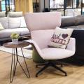 [Gianni 4-Prong Lounger, Angel Coffee Table – Small, Plant Tin Yellow & Cushion – Just Married]